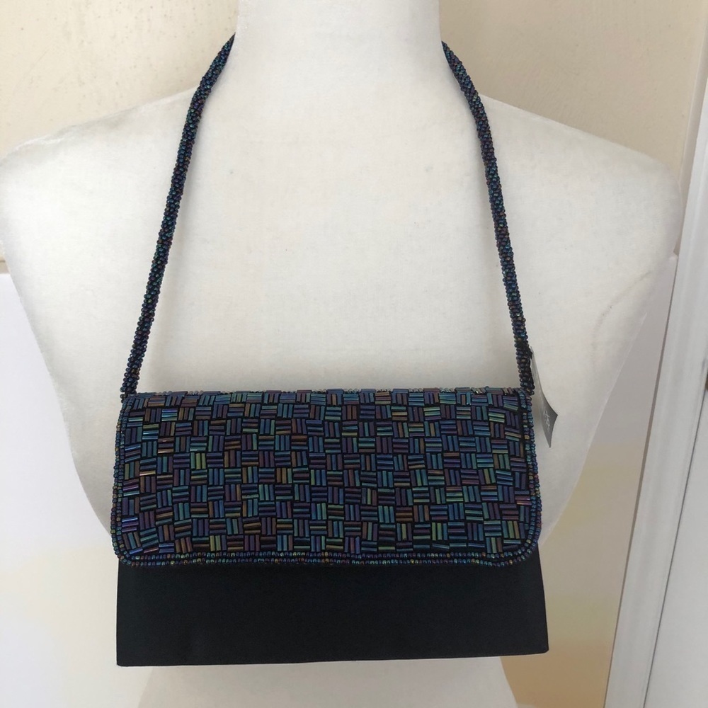 Bijoux Terner Navy Blue Evening Bag